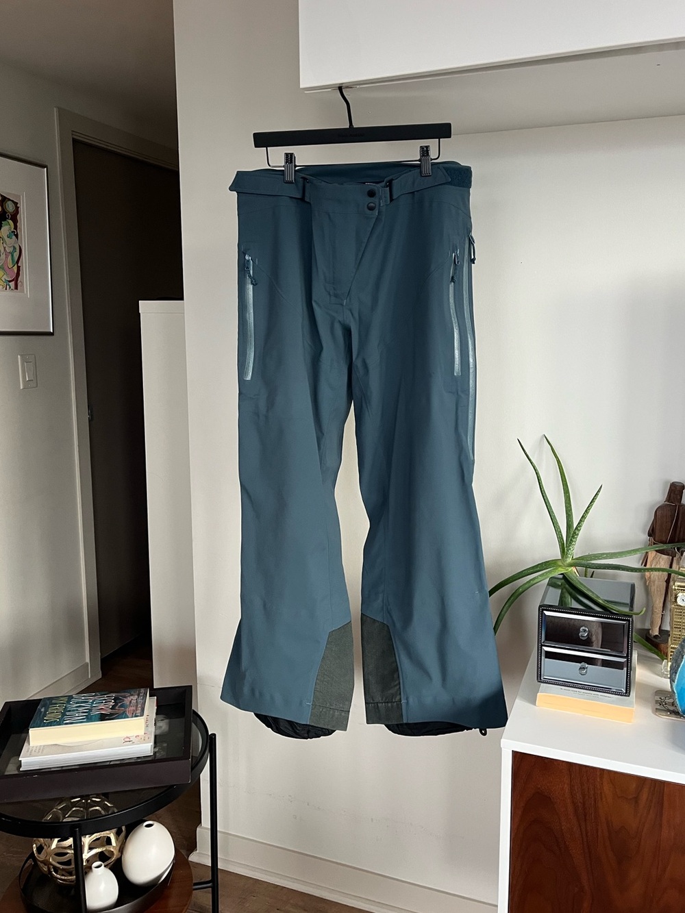 Arc'teryx Blue snow Pants with Gold Embroidered Logo